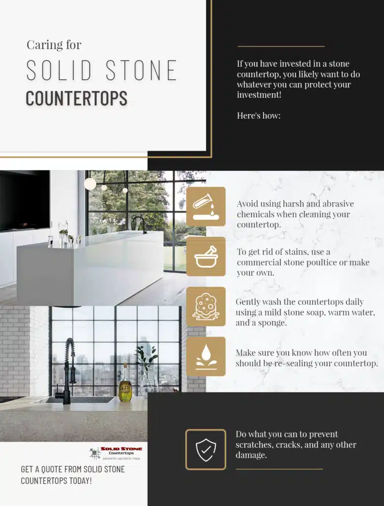 How to Care For Your Solid Stone Countertops - Solid Stone